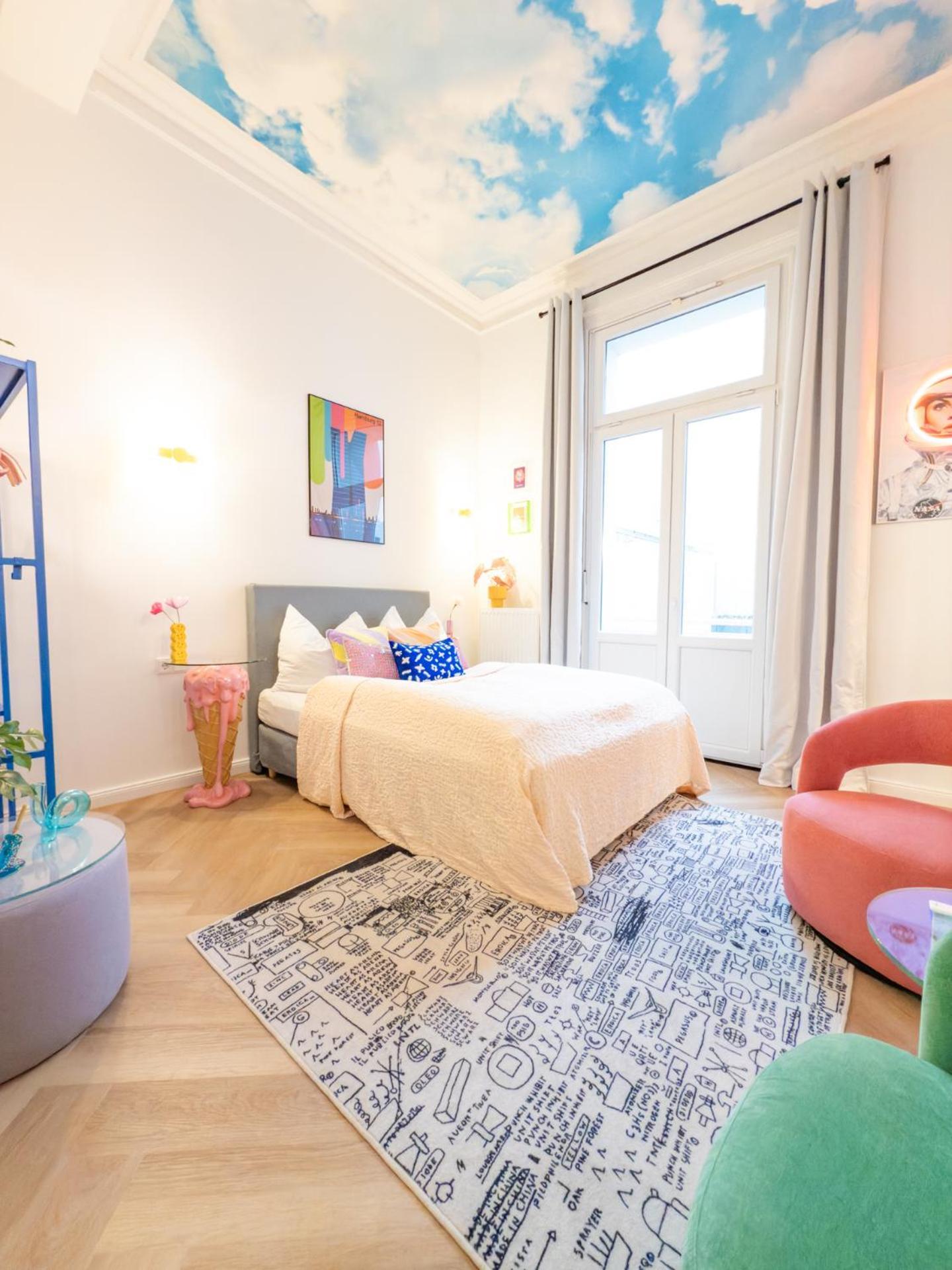 Lejlighedshotel Retropop Design , Designerzimmer Fuer Je 2 Personen, Lage, Wifi *